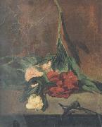 Edouard Manet Vase of Peonise on a Pedestal (mk40) USA oil painting reproduction